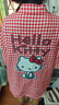 果殼（Gukoo）睡衣夏季HelloKitty聯(lián)名新款大卡通格子純棉女士家居服套裝B七夕 HelloKitty女套裝 L 曬單實(shí)拍圖