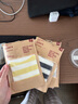 無(wú)印良品 MUJI 新生兒 天竺編織 條紋短袖T恤 兒童童裝  CCU32A2S 淺黃色條紋 70cm 曬單實(shí)拍圖