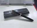 英雄簽字筆商務(wù)男士高檔寶珠筆禮盒套裝加粗重手感金屬中性簽名筆男女生成人禮物生日禮品刻字logo定制 曜石黑【一筆三芯筆袋套裝】 曬單實(shí)拍圖