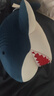 名創(chuàng  )優(yōu)品（MINISO）海洋系列-22寸鯊魚(yú)公仔抱枕睡覺(jué)室內臥室教室辦公室抱覺(jué)生日禮物 曬單實(shí)拍圖