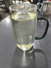 玻璃杯耐高溫辦公室喝茶茶杯透明耐熱加厚家用精致水杯 翡翠綠菁萃杯 380ml 1只 曬單實拍圖