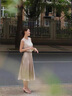 沐霓 人字拖女 法式高跟涼鞋夏季新款露趾方頭拖鞋外穿夾腳海邊沙灘 露趾方頭法式高跟人字拖 38 曬單實拍圖