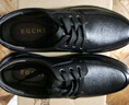 宜馳（EGCHI）皮鞋男商務(wù)休閑正裝鞋頭層牛皮鏤空透氣圓頭鞋 J6627-2 鏤空 39 曬單實(shí)拍圖