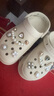 卡駱馳（crocs）小鯨魚檀健次同款洞洞鞋女鞋涼鞋拖鞋厚底涼拖 206302-2Y2 W6 曬單實(shí)拍圖