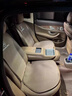 YWU適用奔馳汽車坐墊冰絲夏季座墊E300L四季透氣GLC300L GLE450 S400 桐咖棕前后排坐墊+靠背 曬單實拍圖