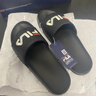 斐樂(lè)（FILA）DRIFTER男鞋復(fù)古拖鞋新款涼拖休閑沙灘鞋漂流船 黑-BK 41 曬單實(shí)拍圖