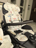 貝肽斯嬰兒推車涼席墊冰珠冰墊遛娃神器坐墊寶寶座椅萌兔環(huán)游 70*34cm 曬單實(shí)拍圖