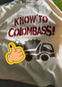 Colombass日系復(fù)古重磅純棉短袖T恤男夏季潮牌休閑印花寬松情侶裝半袖體恤 曬單實拍圖