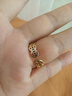 CAMPUSKINGLY老鳳凰999黃金錢幣銅錢戒指女款財(cái)源滾滾金錢指環(huán)食指戒時(shí)尚大氣 女款同款 曬單實(shí)拍圖
