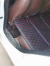 WCZ德國高端汽車(chē)后座折疊床轎車(chē)SUV車(chē)載床后排睡墊旅行床墊舒適車(chē)內 小方格黑色紅線(xiàn)加收納袋 曬單實(shí)拍圖