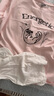 對白灰色萌寵小貓繡花短袖T恤女2026夏新款時(shí)髦小眾寬松休閑上衣 柔霧粉 L 曬單實(shí)拍圖