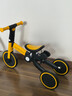 uonibaby品牌授權(quán)兒童三輪車腳踏車1-3-6歲寶寶兒童車遛娃神器平衡車手推 25款巴洛克黃+推桿-適高68-128cm 升級(jí)版 曬單實(shí)拍圖