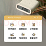 MUID C5懶人小鬧鐘兩用定計時器臥室宿舍學(xué)生簡約迷你床頭數(shù)字電子鐘 奶白色（帶電池） 曬單實拍圖
