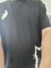 真維斯（Jeanswest）冰絲中袖男2025夏季簡(jiǎn)約印花寬松冰感速干短袖T恤男士大碼上衣服 黑色(月下貓胸標(biāo)_右下標(biāo)) L (175) (收藏加購(gòu)優(yōu)先發(fā)) 曬單實(shí)拍圖