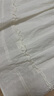 EGGKA 法式復(fù)古肌理工藝木耳花邊大擺裙白色半身裙顯瘦松緊腰a字裙 白色 均碼 曬單實(shí)拍圖