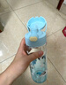 膳魔師（THERMOS）兒童水杯壺膳魔師tritan吸管杯男女學(xué)生小熊貓420ml黃 曬單實(shí)拍圖