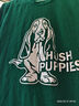 暇步士（Hush Puppies）童裝兒童短袖大童夏裝新款男童T恤女童休閑圓領(lǐng)衫 松葉綠 150  曬單實(shí)拍圖