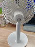 華凌美的【小風(fēng)扇】電風(fēng)扇風(fēng)寶usb充電扇家用吊扇小型米白壁掛便攜戶外露營節(jié)能桌面電扇WH-FTD12S1 曬單實拍圖