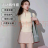 貞喜氣運(yùn)動(dòng)套裝女夏季網(wǎng)球訓(xùn)練跑步健身服冰絲速干緊身顯瘦薄款短袖裙裝 短袖裙褲兩件套【L碼】 曬單實(shí)拍圖