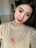 DAWOS999純銀足銀光面四葉草項鏈女生鎖骨日韓版簡約首飾品吊墜送女友 銀光面四葉草項鏈 曬單實拍圖