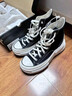 匡威（Converse）男鞋女鞋 Run Star 復古時(shí)尚厚底增高休閑鞋高幫帆布鞋 A00869C 37 曬單實(shí)拍圖