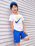 NIKE3BRAND 耐克童裝純棉【短袖T恤+短褲2件套】夏季兒童運動套裝 曬單實拍圖