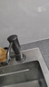 JOCBO【德國】洗潔精水槽按壓器皂液器廚房洗菜盆水池用延長器 槍灰皂液器【升級置物架】 曬單實(shí)拍圖