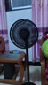 美的（Midea）【品質(zhì)推薦】七葉輕音柔風電風扇/家用省電落地扇/臺式電扇/廣角搖頭節(jié)能宿舍大風量節(jié)能小型風扇 黑色經(jīng)典款 曬單實拍圖