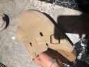 百麗七夕禮物休閑厚底增高勃肯鞋男包頭外穿半拖鞋B3731BH5 杏色 44 曬單實(shí)拍圖
