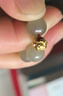 YINXIANGRONG黃金銅錢珠轉(zhuǎn)運珠金錢珠3D硬金串珠足金999金珠DIY手串配件 6mm銅錢珠約0.11g 曬單實拍圖