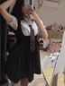 歌詩慧jk制服套裝背帶裙女學(xué)生學(xué)院風(fēng)套裝襯衫百褶裙日系小個(gè)子收腰短裙 學(xué)院風(fēng)兩件套 【襯衫+裙子+領(lǐng)帶】 M 曬單實(shí)拍圖
