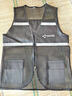 匯彩衫順豐馬甲定制logo印字物流快遞員工作服透氣網(wǎng)眼反光安全背心 【網(wǎng)眼大口袋反光款】黑色 常規 M 曬單實(shí)拍圖