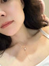 I Do【現貨閃發(fā)】ROUND系列鉆石項鏈百搭時(shí)尚經(jīng)典女神婦女節三八 甄品/18K金/30分/VS H 曬單實(shí)拍圖