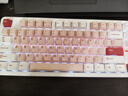 前行者【補(bǔ)貼券減15%】X87Pro/Ultra無線機(jī)械鍵盤有線藍(lán)牙三模gas客制化游戲電競(jìng)磁軸辦公專用側(cè)刻筆記本 桃粉甜心Ultra-北極拿鐵軸-1.2萬mA 曬單實(shí)拍圖