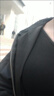 短外套女秋冬季2022年新款初秋上衣小個子短款外套棒球服女韓版寬松百搭炸街休閑純色夾克衫 黑色_雙層 S_90內(nèi) 曬單實拍圖