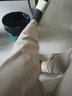 太平鳥(niǎo)男裝休閑褲純色錐形九分褲通勤簡(jiǎn)約男士 卡其4（錐形） 2XL(35)  曬單實(shí)拍圖
