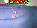 子午線吉他項(xiàng)鏈男士吊墜歐美搖滾嘻哈鏈男女生鈦鋼個(gè)性首飾掛墜潮流配飾 曬單實(shí)拍圖