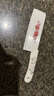耐夫陶瓷小菜刀家用鋒利切肉刀廚師切菜水果刀廚房刀具寶寶嬰兒輔食刀 陶瓷菜刀【帶刀套】 曬單實拍圖