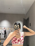 Calvin Klein內(nèi)衣【七夕禮物】女士無鋼圈ck輕運動工字美背背心式文胸QP2856O FVC-白色桃心 M 曬單實拍圖