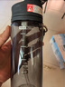 富光塑料杯tritan材質(zhì)吸管杯男女學(xué)生戶外運動彈蓋杯提繩水杯子750ml 曬單實拍圖