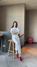 CAMILA KSENIA德訓(xùn)鞋子女士夏季2025新款時(shí)尚氣質(zhì)板鞋百搭跑步鞋品牌休閑運(yùn)動(dòng)鞋 紅色 38 曬單實(shí)拍圖