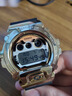 卡西歐（CASIO）G-SHOCK 達(dá)摩聯(lián)名款防水防震運(yùn)動男士手表學(xué)生手表GM-6900GDA-9PR 曬單實(shí)拍圖
