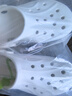 crocs卡駱馳貝雅卡駱班|205089 白/深藍-126 36/37(220mm)  曬單實拍圖
