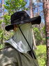 牧高笛（MOBIGARDEN）戶外遮陽帽漁夫帽男士夏季戶外登山大帽檐速干太陽帽釣魚防曬帽子 鋼琴黑（防曬盆帽）NX20108003 L 曬單實拍圖