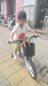 永久（FOREVER）兒童自行車寶寶腳踏車兒童折疊自行車3-8歲童車14寸一體輪 曬單實(shí)拍圖