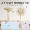 華凌美的【小風(fēng)扇】電風(fēng)扇風(fēng)寶usb充電扇家用吊扇小型米白壁掛便攜戶(hù)外露營(yíng)節能桌面電扇WH-FTD12S1 曬單實(shí)拍圖