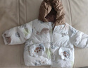 巴拉巴拉嬰兒羽絨服男童冬季女童短款外套造型可愛洋氣萌208424107234 曬單實(shí)拍圖