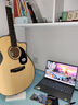 薩伽（SAGA）吉他sf600民謠初學(xué)入門(mén)男女薩迦木吉他jita薩嘎樂(lè )器 41英寸SF600GC原木色GA桶缺角 曬單實(shí)拍圖