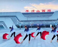 萬疆舞蹈扇海陽秧歌扇子長綢扇跳舞古典舞中國舞古風(fēng)扇子跳舞 【真絲同感】扇骨31cm【飄10cm】 酒紅正染【夏輝同款】 曬單實拍圖