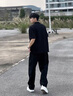 nasawassup官方潮牌聯(lián)名休閑褲男秋冬季日系直筒褲ins風(fēng)潮流百搭男士寬松褲 卡其色 XL （建議120-145斤） 曬單實(shí)拍圖